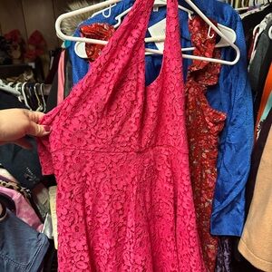 Soprano Pink Lace Dress
